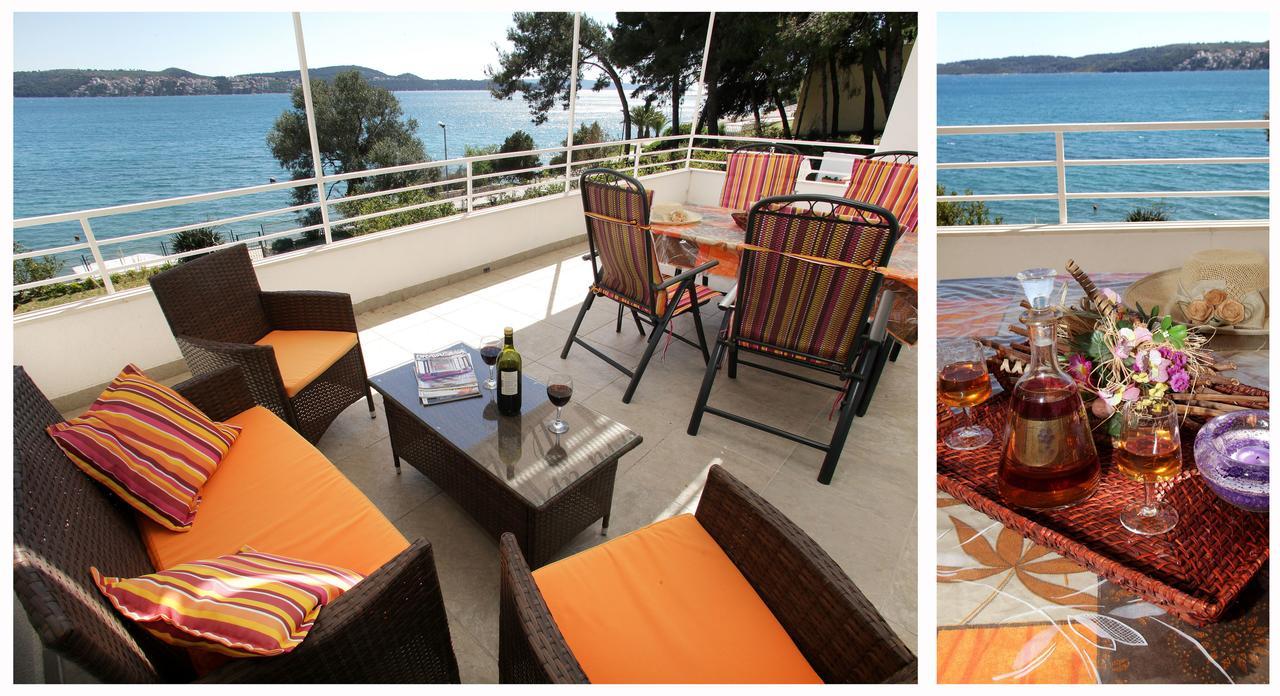 Gem Of The Sea Luxury Beach Apartment With Brand New Heating Infinity Pool Trogir Ngoại thất bức ảnh